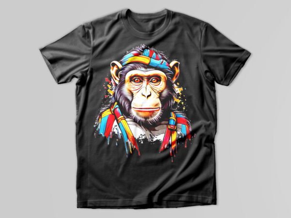 Apes art t-shirt design