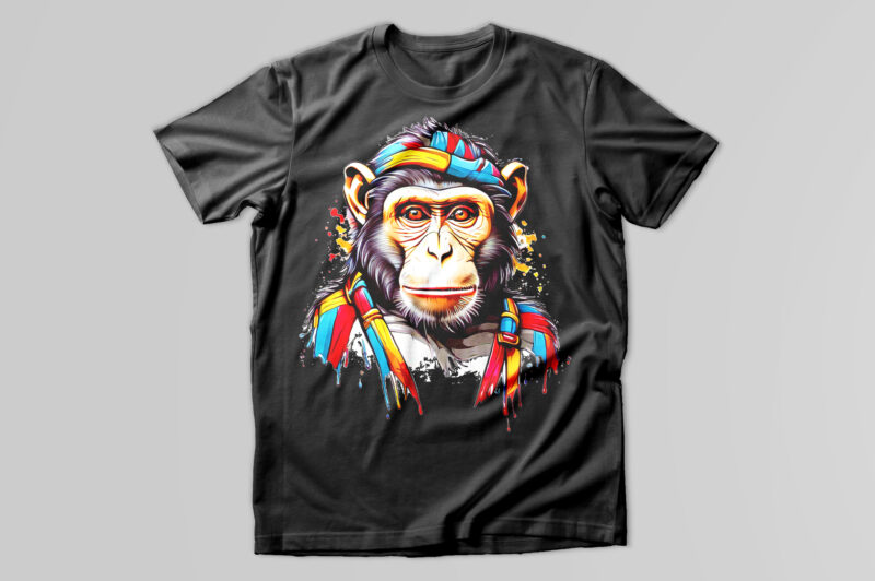 Apes Art T-Shirt Design