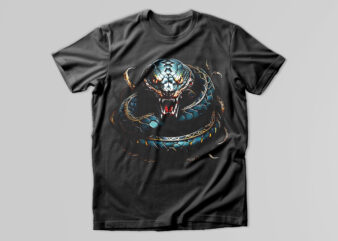 Snake T-Shirt Design