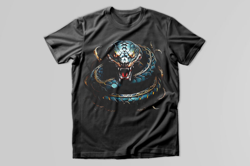 Snake T-Shirt Design