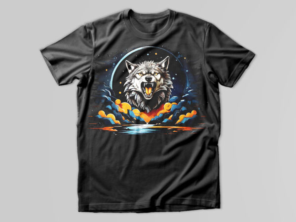 Wolf t-shirt design
