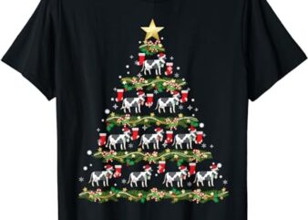 Cows Christmas Tree Cow Xmas Ornaments T-Shirt