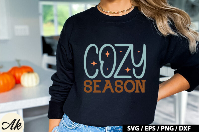 Cozy season Retro SVG