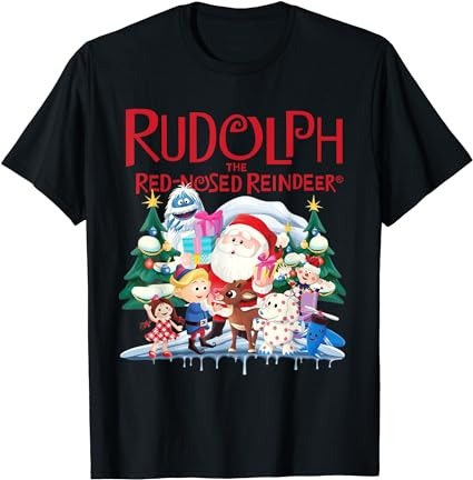 Cute rudolph the red nosed reindeer christmas special xmas t-shirt
