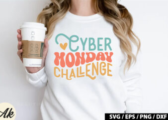 Cyber monday challenge Retro SVG