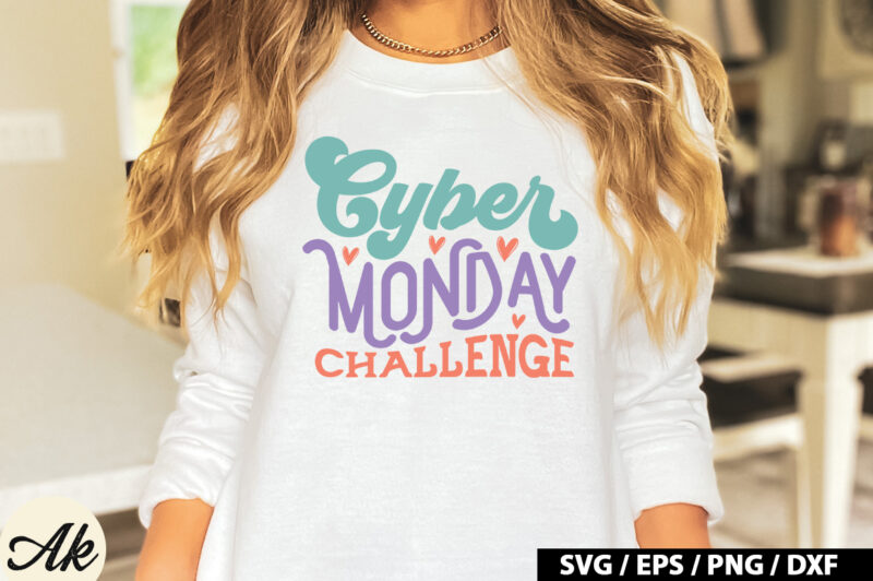 Cyber monday challenge Retro SVG