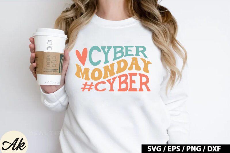 Cyber monday #cyber Retro SVG