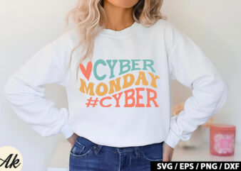 Cyber monday #cyber Retro SVG t shirt vector file