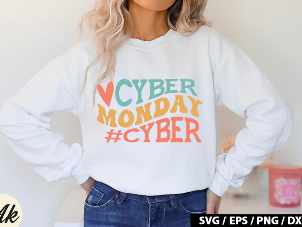 Cyber monday #cyber retro svg t shirt vector file