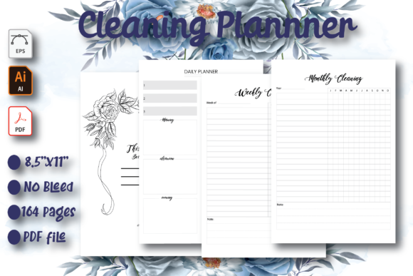 Daily cleaning checklist – kdp interior t shirt vector illustration