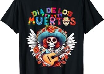 Dia De Los Muertos Catrina Sugar Skull Day of Dead Halloween T-Shirt