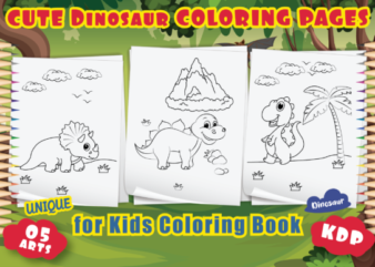 Dinosaur Coloring Book for Kids Vol-1
