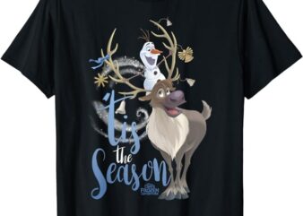Disney Frozen Olaf Sven Tis The Season Christmas T-Shirt T-Shirt