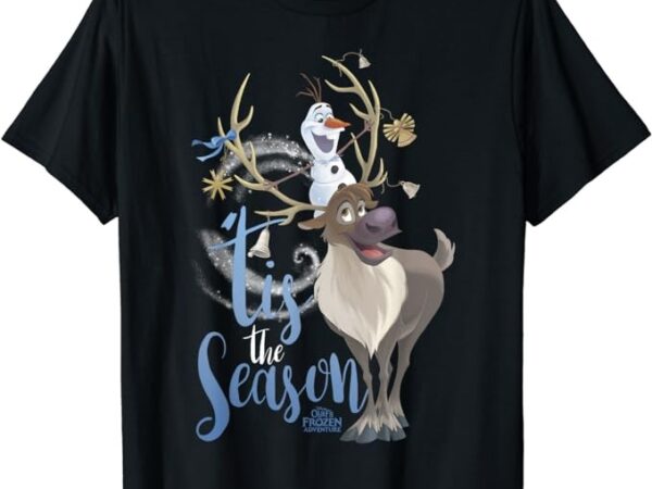 Disney frozen olaf sven tis the season christmas t-shirt t-shirt