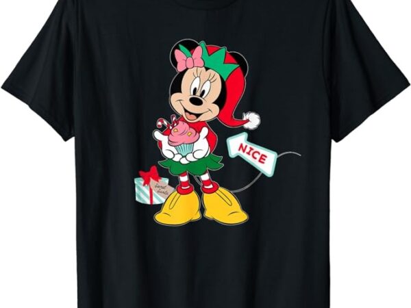 Disney minnie mouse secret santa cupcake nice for christmas t-shirt
