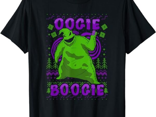 Disney nightmare before christmas oogie boogie ugly sweater t-shirt