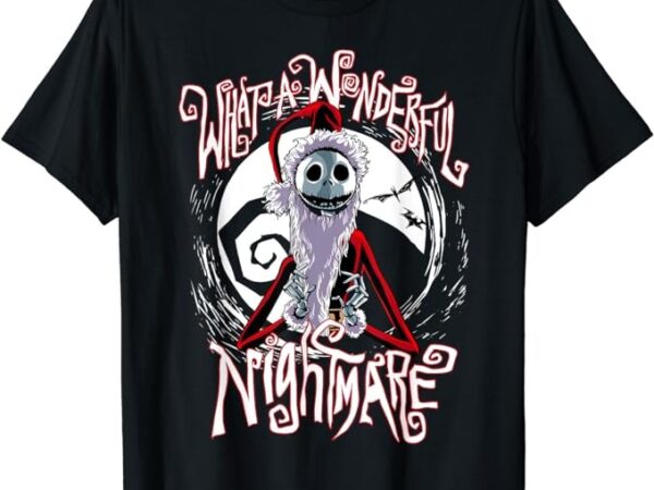 Disney the nightmare before christmas jack santa claus t-shirt