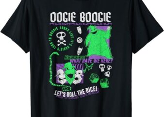 Disney The Nightmare Before Christmas Oogie Boogie Poster T-Shirt