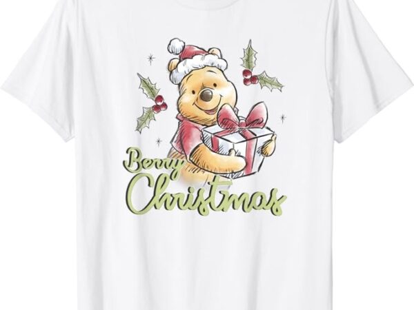Disney winnie the pooh berry christmas t-shirt