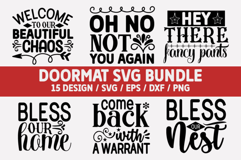 Doormat SVG Bundle
