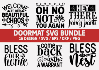 Doormat SVG Bundle