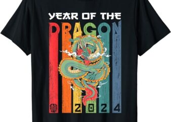 Dragon 2024 Year of the Dragon Lunar New Year 2024 T-Shirt