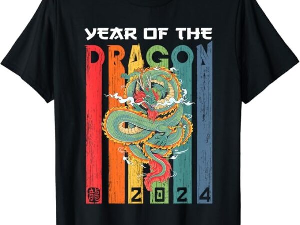 Dragon 2024 Year of the Dragon Lunar New Year 2024 T-Shirt - Buy t ...