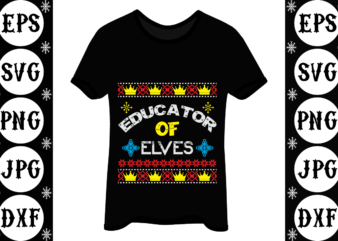 Educator of elves vector clipart