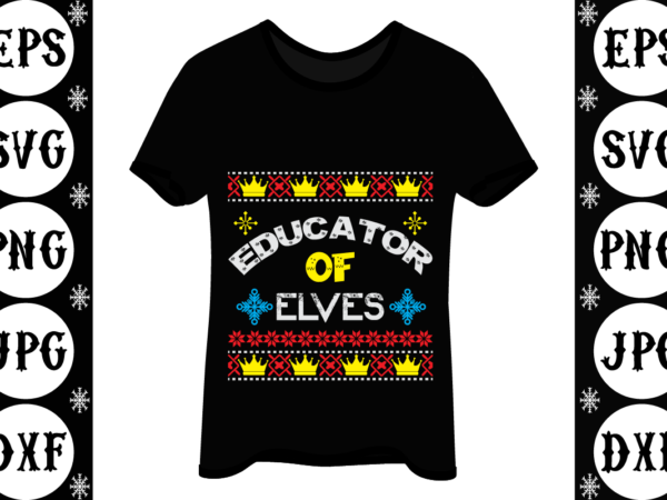 Educator of elves vector clipart