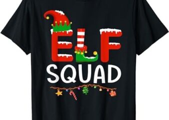 Elf Family Christmas Matching Pajamas XMas Shirt, Elf Squad T-Shirt
