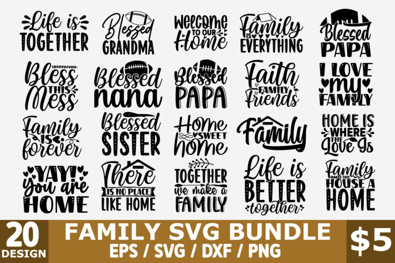 Family SVG Bundle