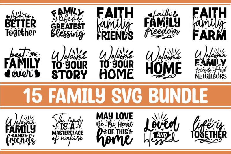 Family SVG Bundle