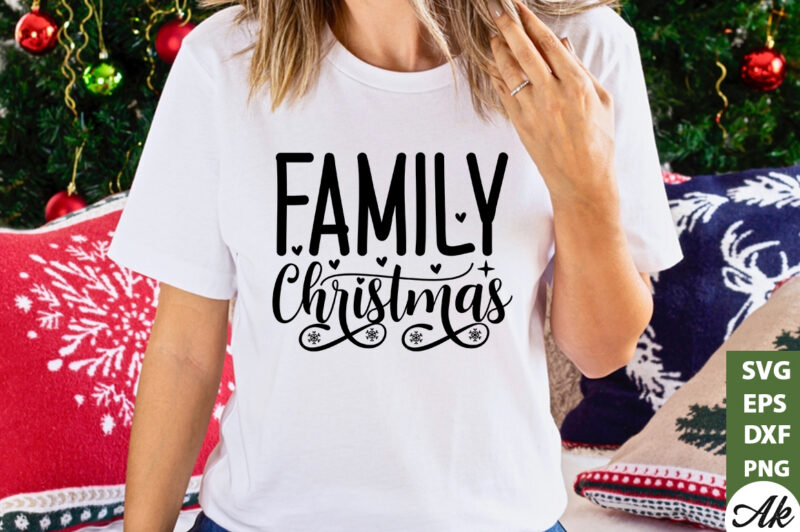 Family christmas SVG