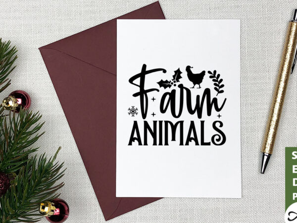 Farm animals svg t shirt graphic design