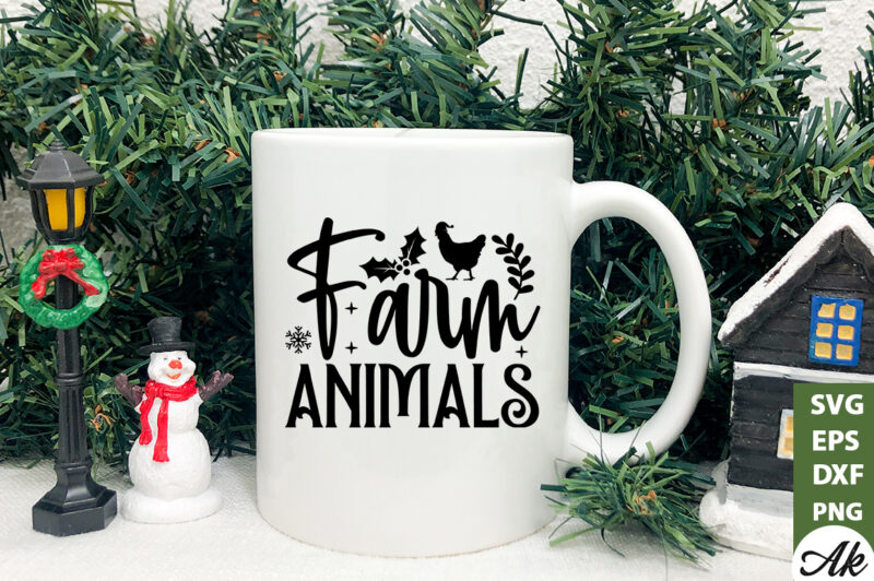 Farm animals SVG