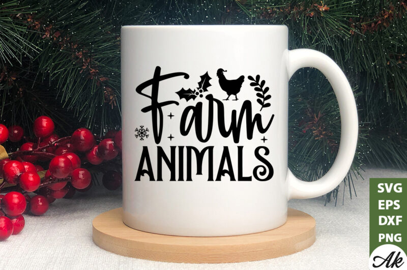 Farm animals SVG