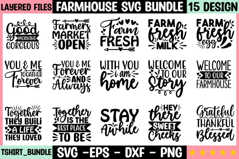 Farmhouse SVG Bundle