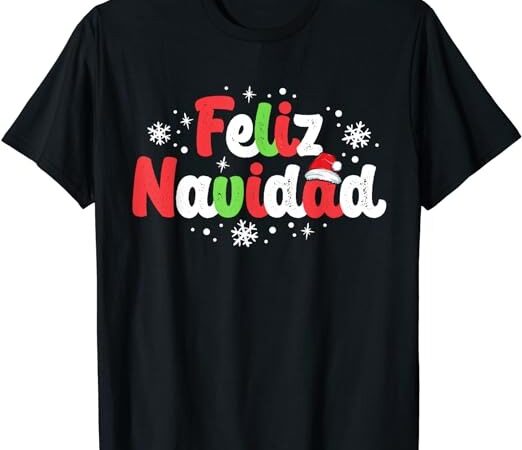 Feliz navidad matching family spanish christmas mexican xmas t-shirt