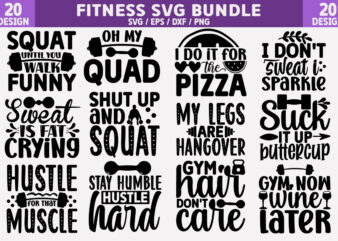 Fitness SVG Bundle