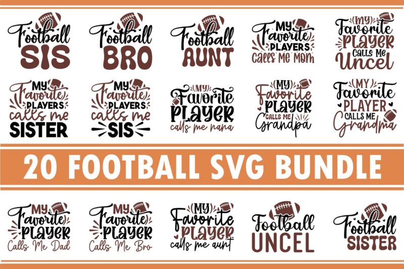 Football SVG Bundle