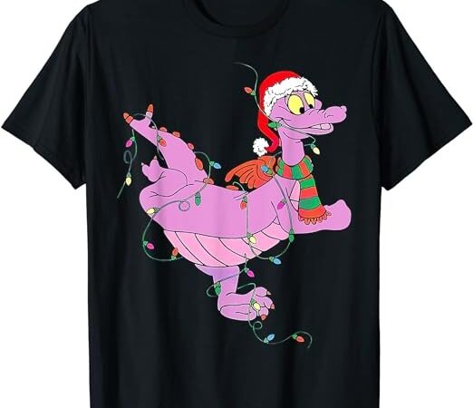 Funny cute dragon figment lights christmas t-shirt