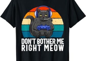 Funny Gaming, Video Game Lover, Gaming Cat, Gaming T-Shirt