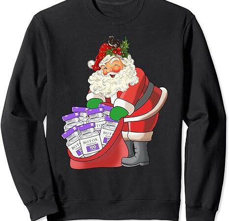 Funny nurse life – aesthetic nurse christmas santa claus sweatshirt Funny nurse life – aesthetic nurse christmas santa claus sweatshirt