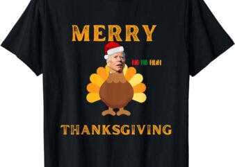 Funny Thanksgiving Joe Biden Merry Thanksgiving Confused Joe T-Shirt PNG File