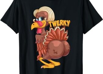 Funny Twerky Dance Cute Love Twerk Dancing Thanksgiving Gift T-Shirt