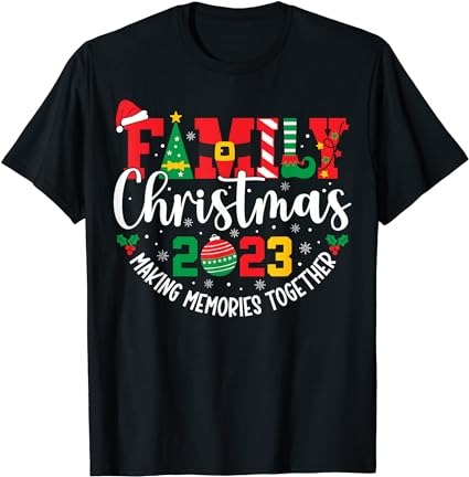 Funny Xmas Matching Family Christmas 2023 Squad For Family T-Shirt ...