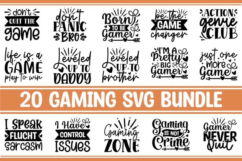 Gaming SVG Bundle