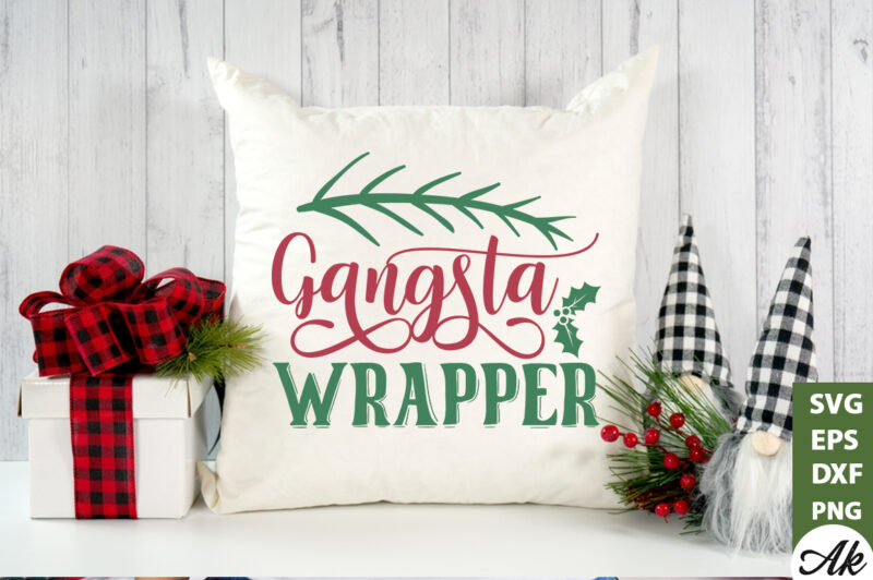 Gangsta wrapper SVG
