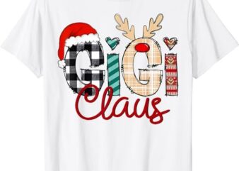 Gigi Claus Reindeer Christmas T-Shirt