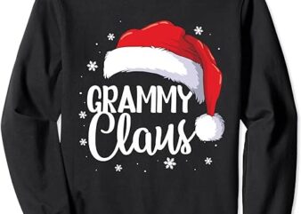 Grammy Claus Santa Funny Christmas Pajama Matching Family Sweatshirt